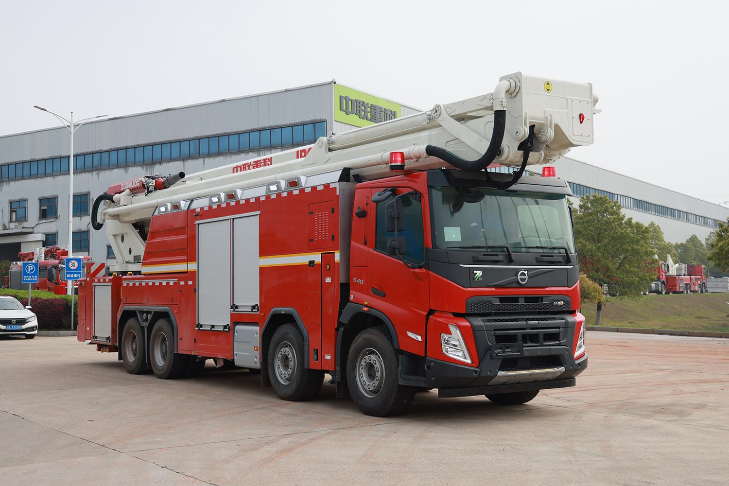 ZLF5430JXFJP65型抬高喷射消防车_产品型号_产品段位_小类_应急装备_产品中心_立博