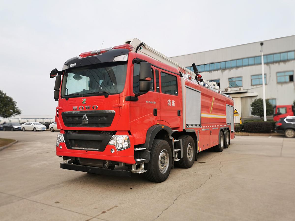 ZLF5430JXFJP25型抬高喷射消防车_产品型号_产品段位_小类_应急装备_产品中心_立博