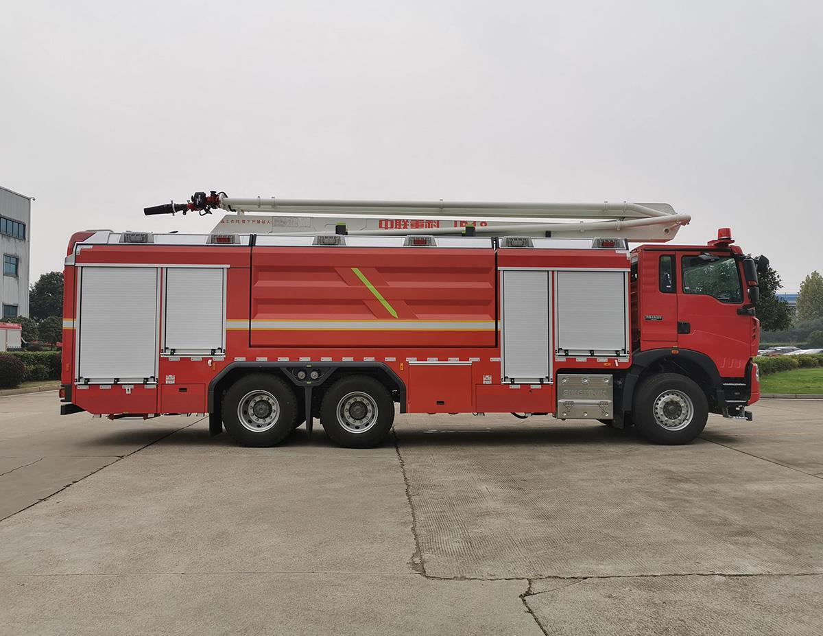 ZLF5341JXFJP18抬高喷射消防车_产品型号_产品段位_小类_应急装备_产品中心_立博