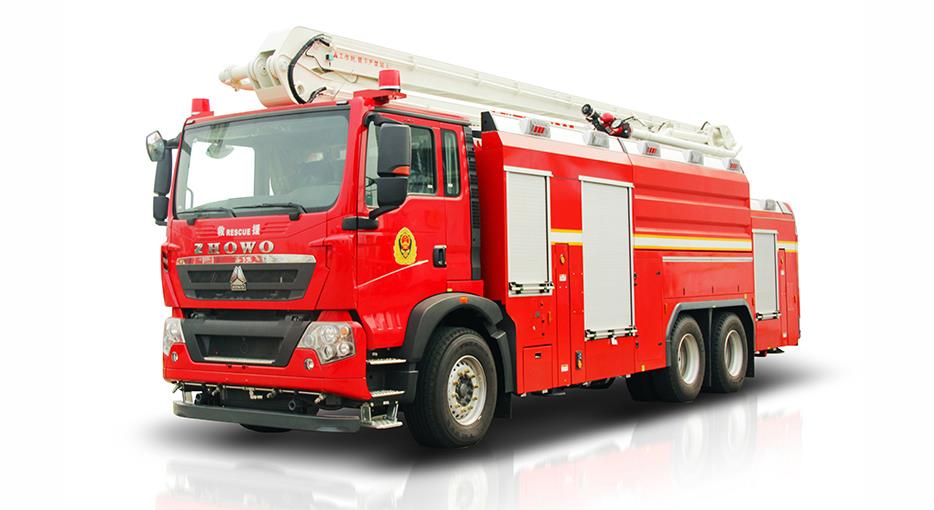 ZLF5430JXFJP25抬高喷射消防车_产品型号_产品段位_小类_应急装备_产品中心_立博