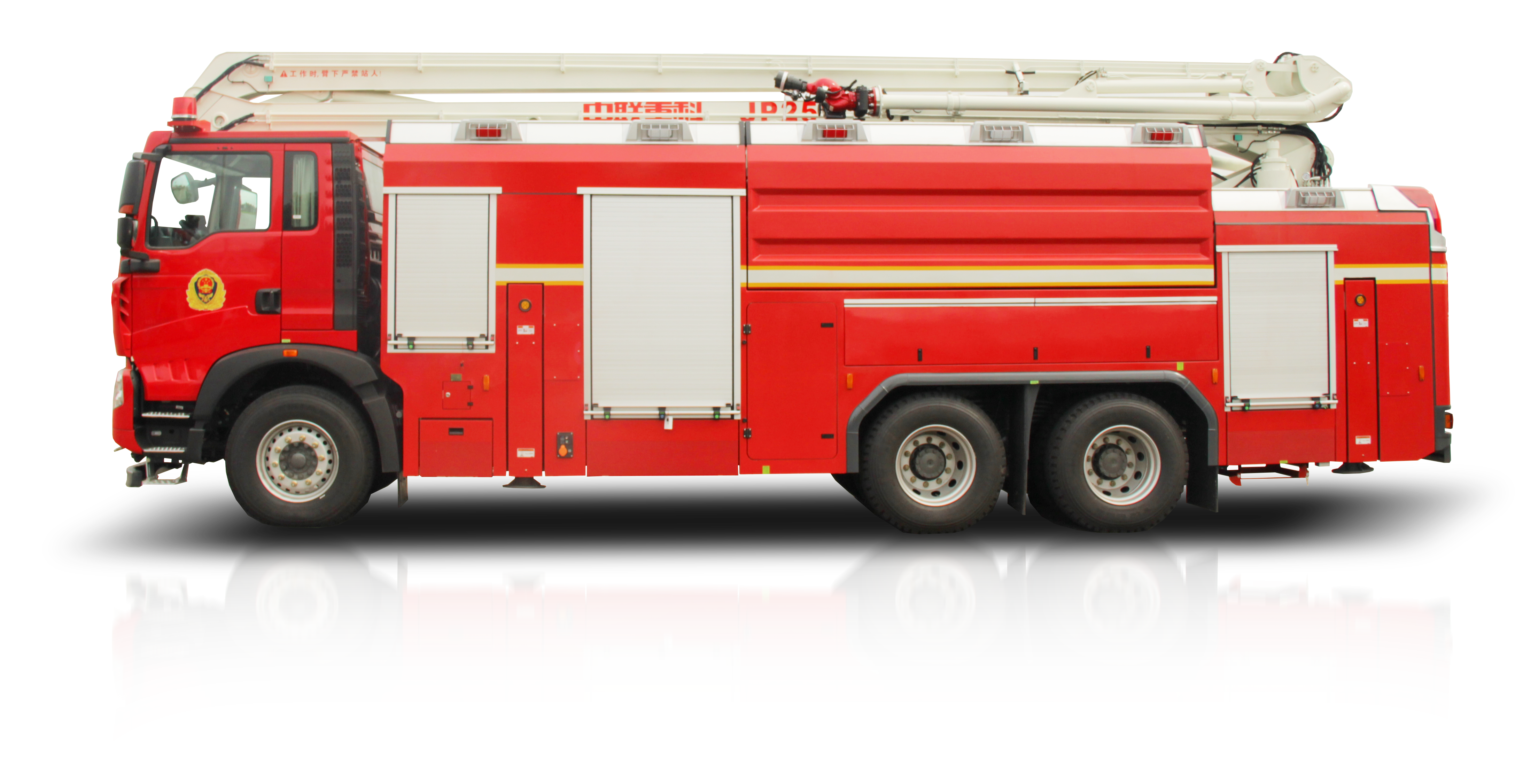 ZLF5430JXFJP25抬高喷射消防车_产品型号_产品段位_小类_应急装备_产品中心_立博