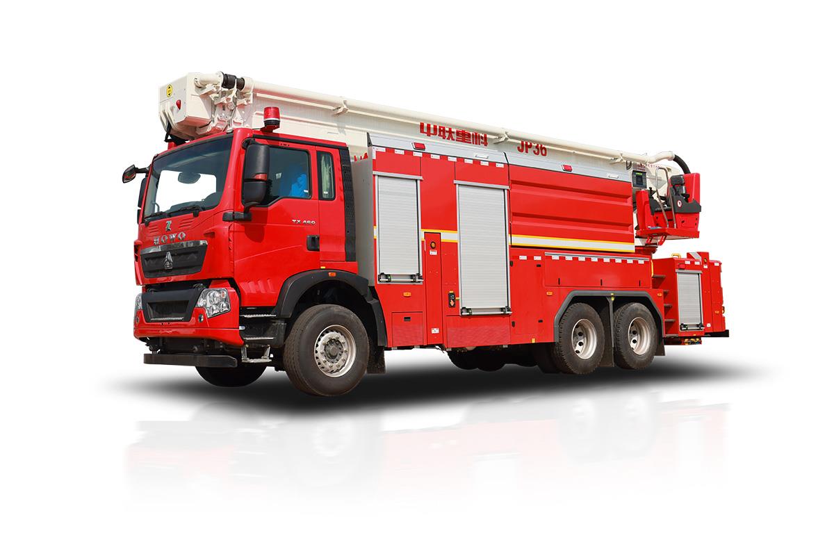ZLF5340JXFJP36抬高喷射消防车_产品型号_产品段位_小类_应急装备_产品中心_立博