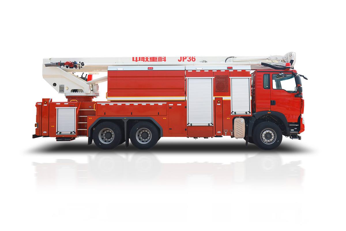 ZLF5340JXFJP36抬高喷射消防车_产品型号_产品段位_小类_应急装备_产品中心_立博