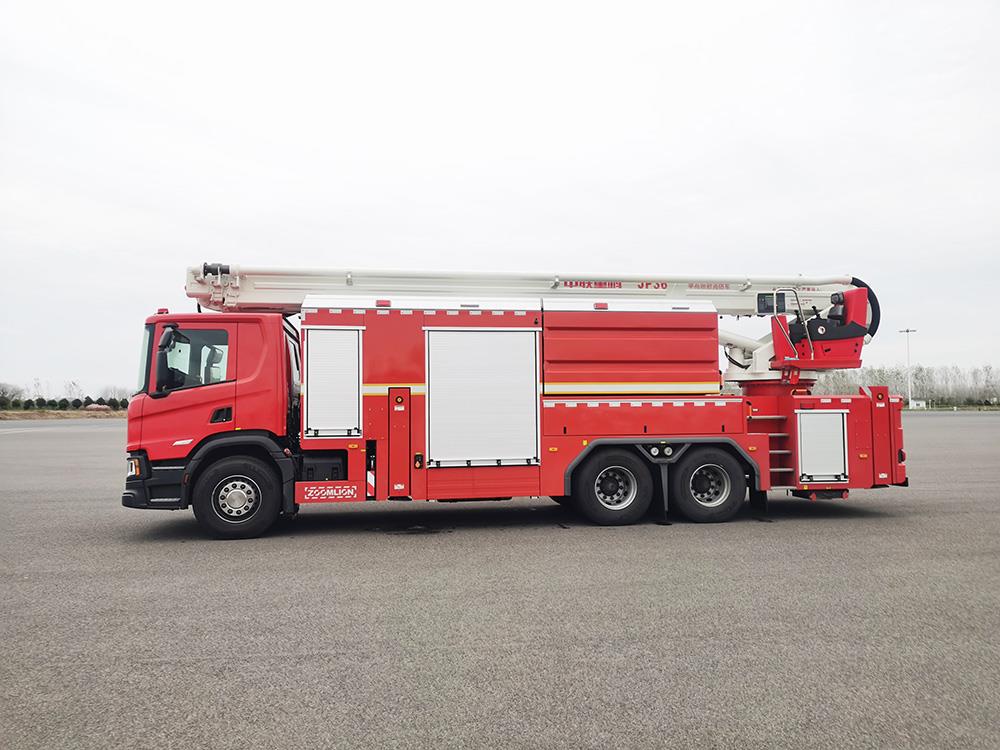 ZLF5341JXFJP36型抬高喷射消防车_产品型号_产品段位_小类_应急装备_产品中心_立博