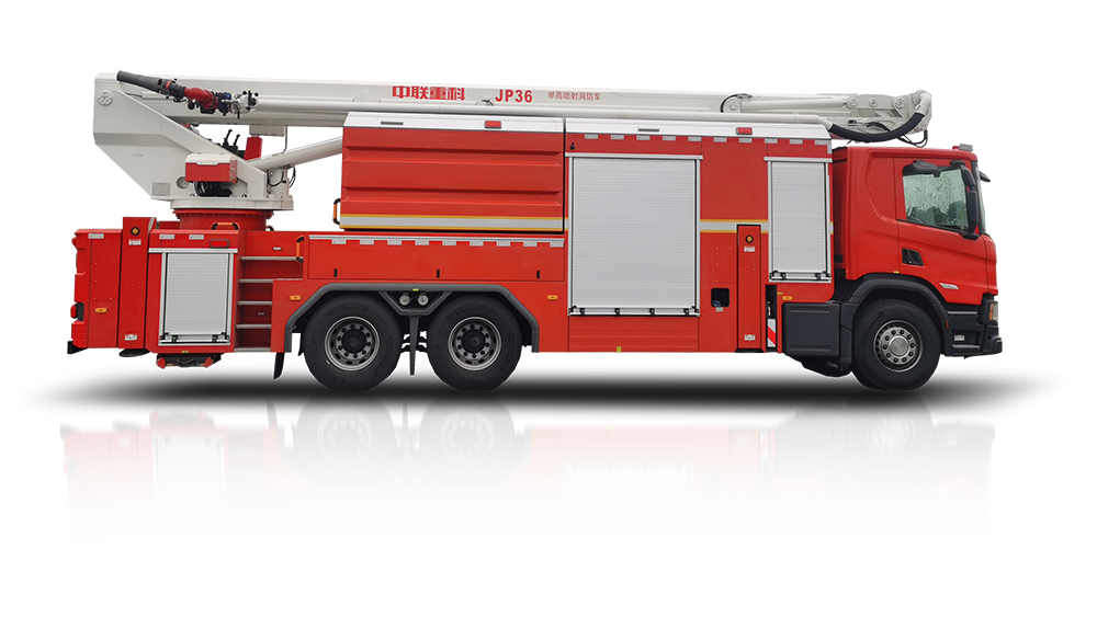 ZLF5341JXFJP36型抬高喷射消防车_产品型号_产品段位_小类_应急装备_产品中心_立博