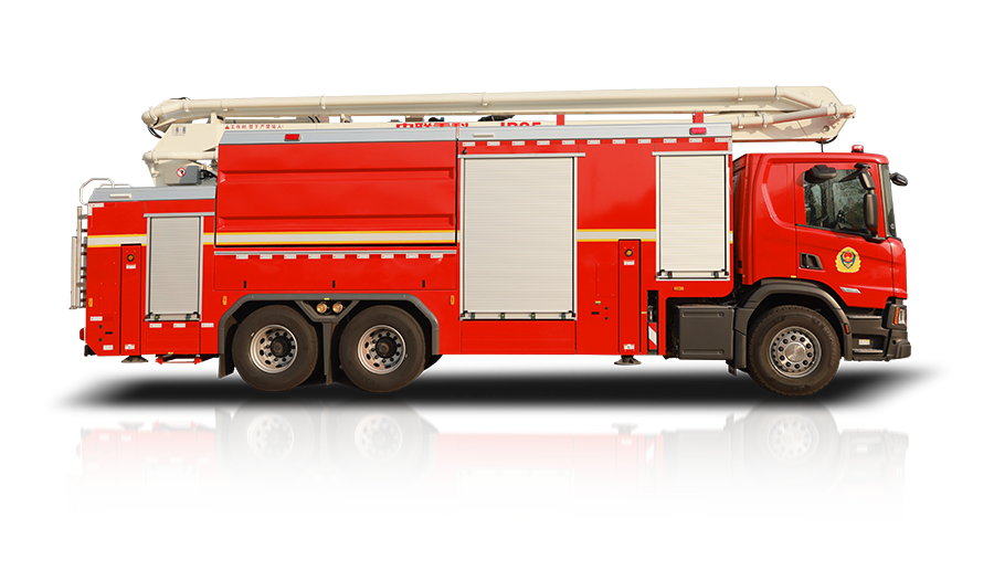 ZLF5343JXFJP25型抬高喷射消防车_产品型号_产品段位_小类_应急装备_产品中心_立博