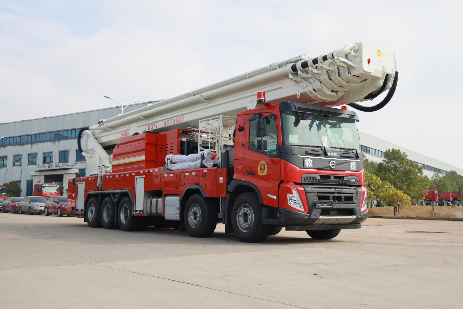 ZLF5510JXFDG72型多功效登高平台消防车_产品型号_产品段位_小类_应急装备_产品中心_立博